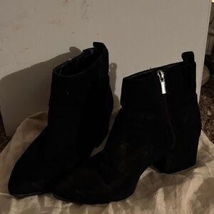 a new day Black Ankle Boots
